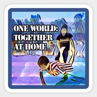 One World: Together at Home Sticker